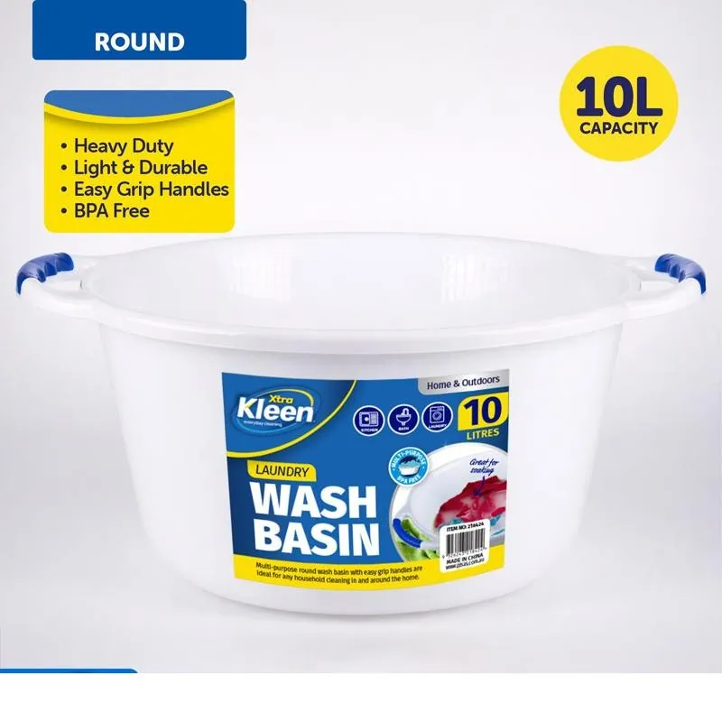 Wash Basin Round with Handles - 10l 43.5cm X 36.5cm X 16.5cm – image 4
