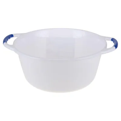 Wash Basin Round with Handles - 10l 43.5cm X 36.5cm X 16.5cm