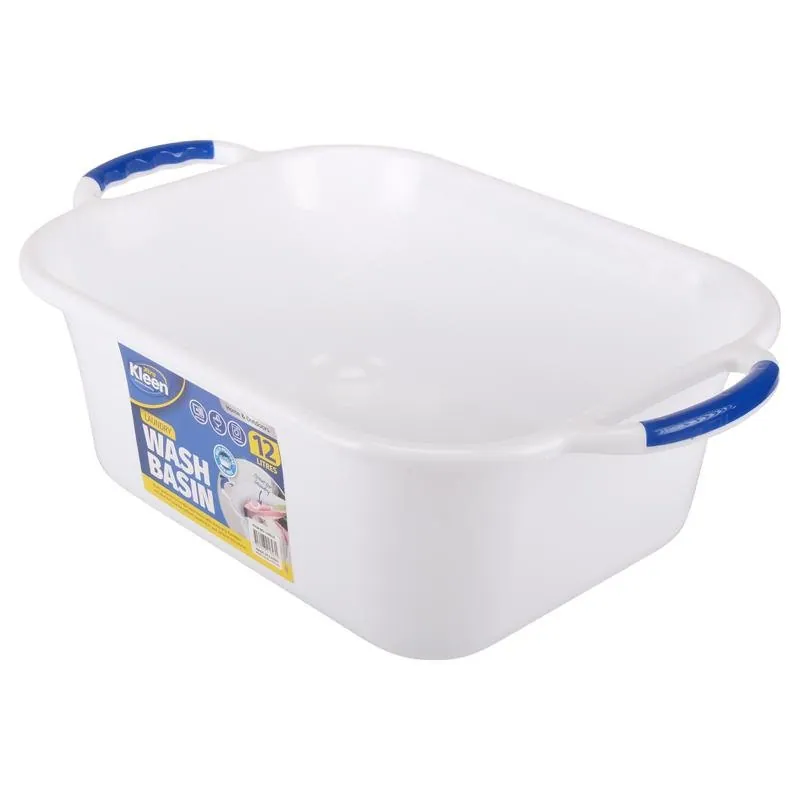 Wash Basin Rectangular with Handles - 12l 47cm X 31.5cm X 16.5cm – image 3