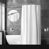 Curtain Shower 12 Hook Peva 178cm X 183cm – image 1