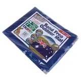 Sand Free Beach Mat 130cm X 145cm, Includes 4 Tie-Down Rings Australian Flag Design – image 2