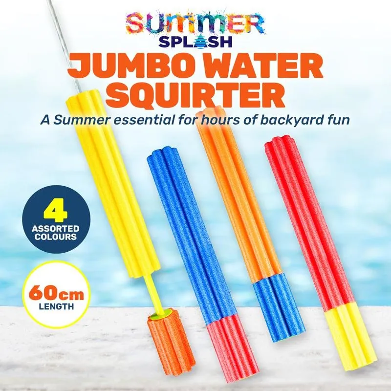 Water Squirter EVA Jumbo 50cm X 7cm Red, Green & Orange – image 3