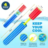 Water Squirter EVA Jumbo 50cm X 7cm Red, Green & Orange – image 2