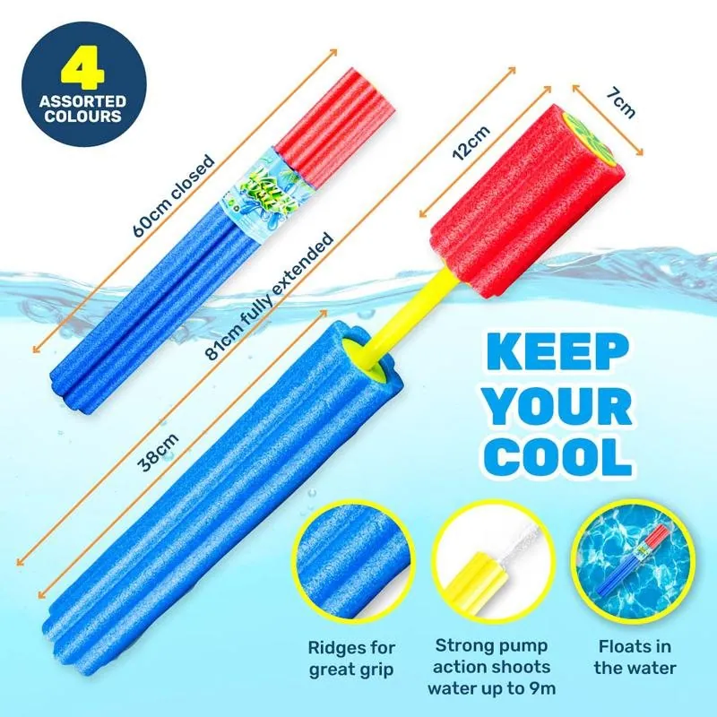 Water Squirter EVA Jumbo 50cm X 7cm Red, Green & Orange – image 2