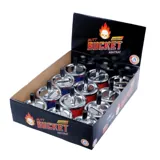 Ashtray Butt Bucket Round with Spinner Top - Assorted Colours Blue, Red, Black – image 3