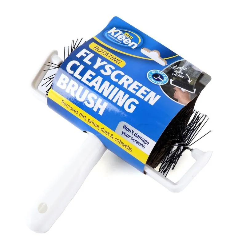 Fly Screen Cleaning Brush with Handle - 360 Degree Rotating Head - Head Size (13cm X 5cm) – image 3