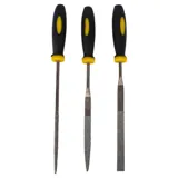 File Set Mini Assorted Files Include Flat-Tapered, Round & Half Round Available in 145mm 3pc – image 2