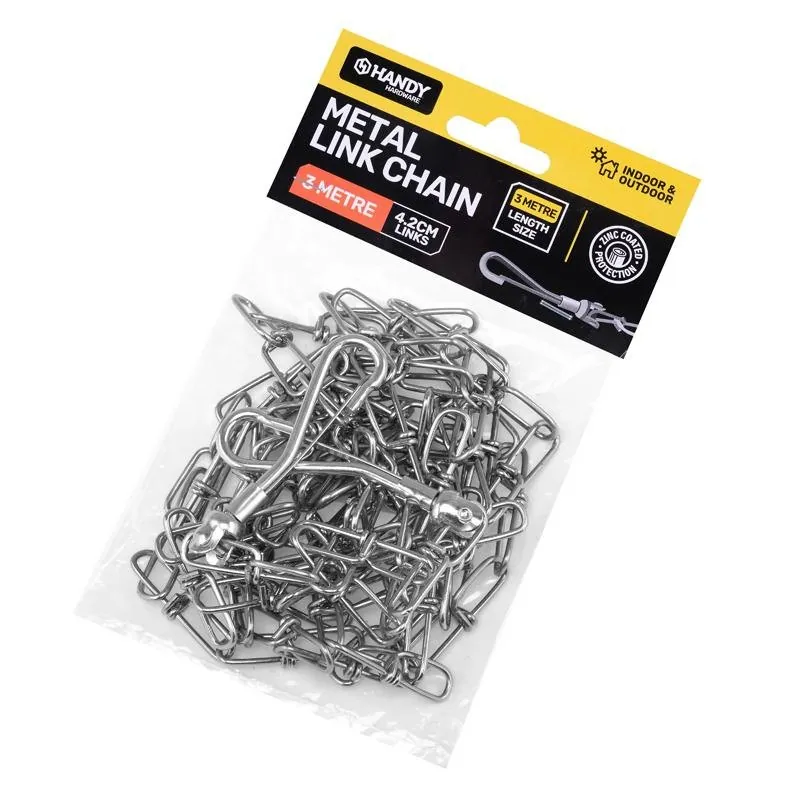 Chain Metal Link with 2 Connection Pins 3m Length – image 3