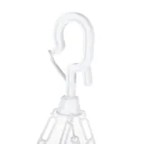 Pegs Hanging Airer with 32 Pegs - Plastic - White – image 2