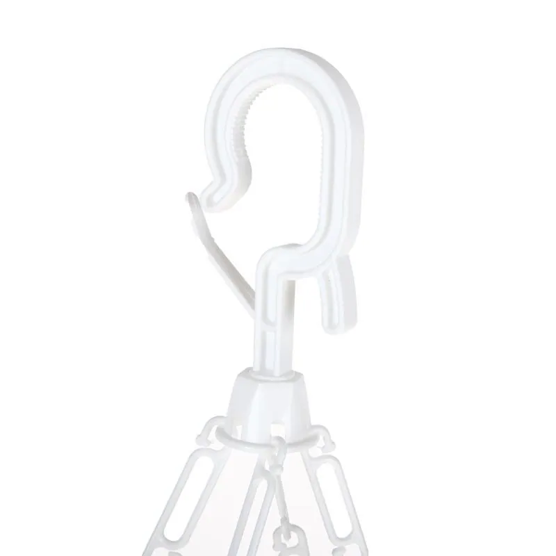 Pegs Hanging Airer with 32 Pegs - Plastic - White – image 2