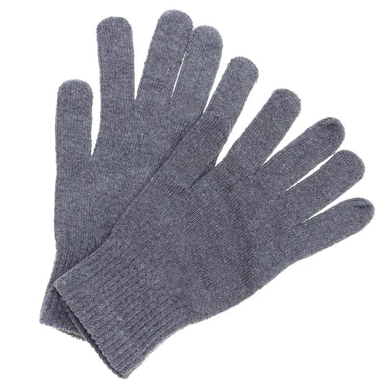 Gloves Mens Basic Knit Black, Grey & Navy – image 2