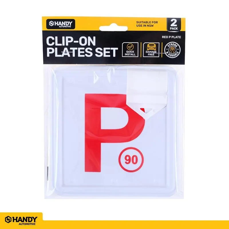 Plate P Nsw Red Clip on 2pk – image 4