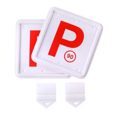 Plate P Nsw Red Clip on 2pk