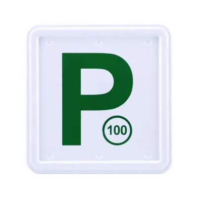 Plate P Nsw Green Clip on 2pk