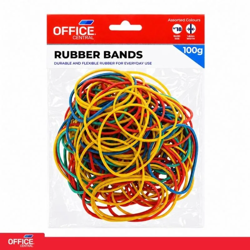 Rubber Bands Assorted Colour 100g – image 4