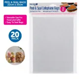 Premium Peel & Seal Cellophane Bags - 22cm X 33cm 20pk – image 4