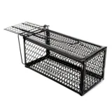 Rat Trap Cage Metal 11cm X 11cm X 24cm Black – image 2