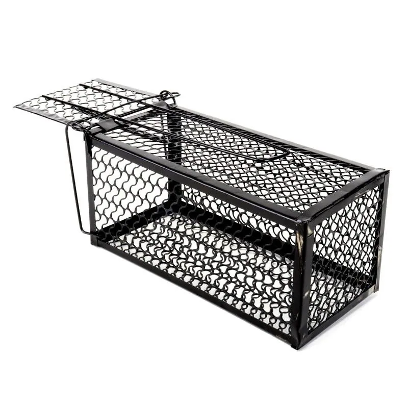 Rat Trap Cage Metal 11cm X 11cm X 24cm Black – image 2