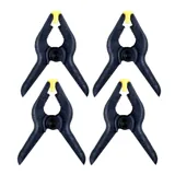 Clamp Spring Anti-Slip Nylon Handle Jaw Opening 45mm Length 90mm 4pc – image 1