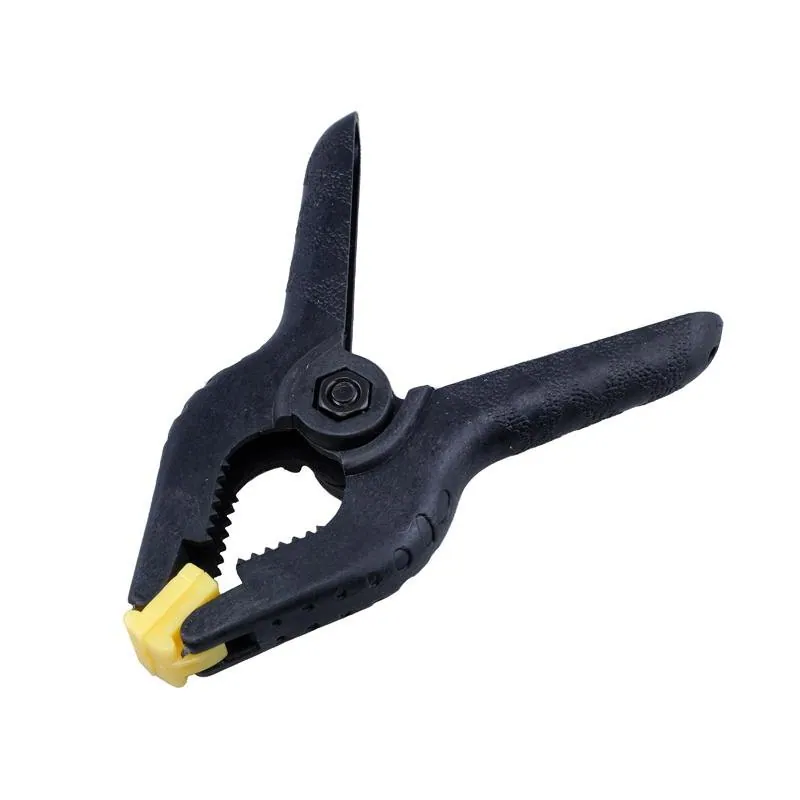 Clamp Spring Anti-Slip Nylon Handle Jaw Opening 45mm Length 90mm 4pc – image 2