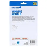 Medals with Ribbon 3pk Gold, Silver & Bronze – image 3