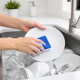 Eraser Block with Scourer 2in1 - 10cm X 6cm X 3cm - 4pk – image 2