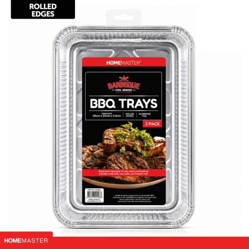 Foil Tray 30cm X 20cm X 4.5cm 3pk – image 4