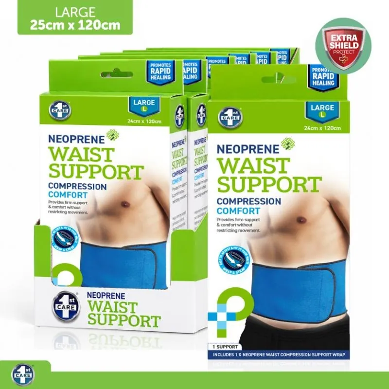 Support Waist Size Large 24cm X 120cm Wrap & Strap – image 4