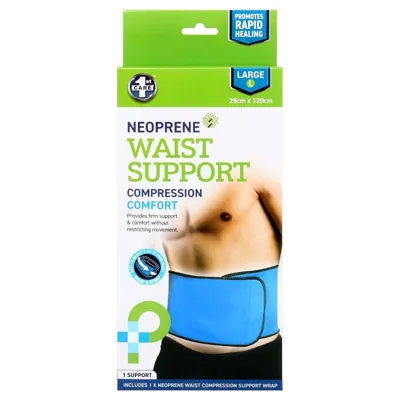 Support Waist Size Large 24cm X 120cm Wrap & Strap