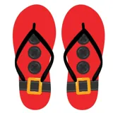 Thongs Christmas Adults 2 Assorted Designs 4 Sizes: S, M, L & XL – image 1