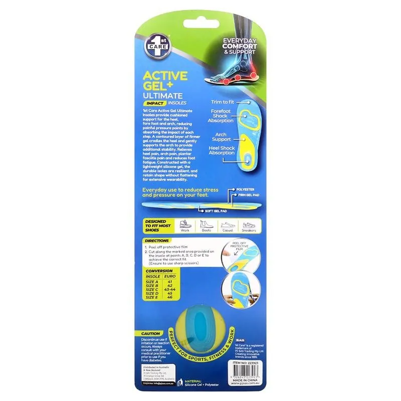 Gel Ultimate Active Insoles (Men) 1pair – image 3