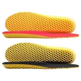 Comfort Enhanced Sport Insoles (Unisex) Assorted: Black & Red - 1pair – image 2