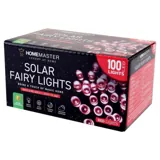 Christmas Fairy Light Solar 100LED 7.5m Total Length Red 2 Functions – image 3