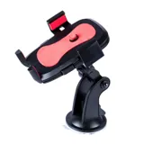 Phone Mount Suction Short Arm 360 Degree Adjustable Swivel Head, Red – image 2