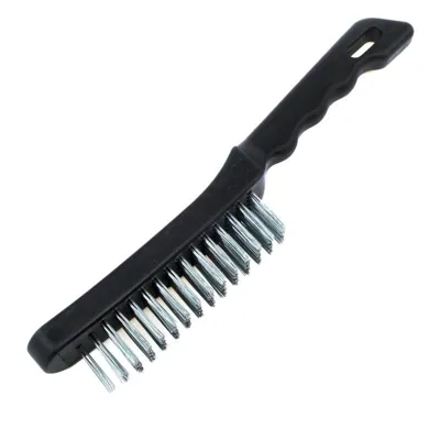 Wire Brush Plastic Handle (Carbon Steel Bristle)