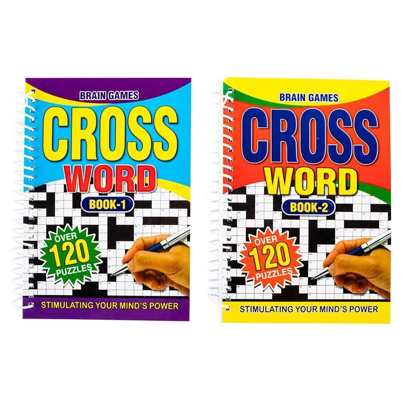 Book Crossword Spiral Puzzle Book A5 144pg – image 4