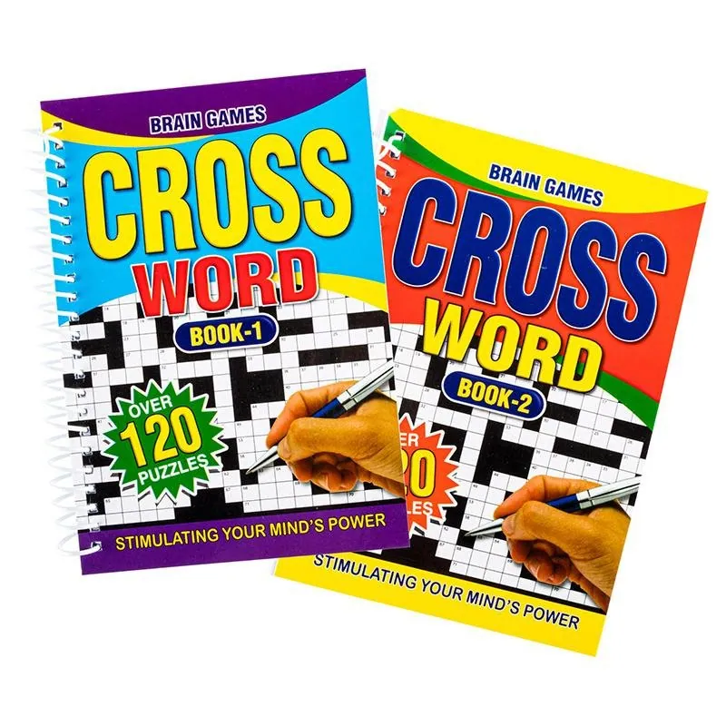 Book Crossword Spiral Puzzle Book A5 144pg – image 3