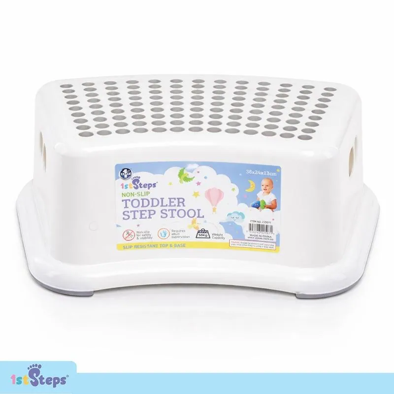 Step Stool Non-Slip 36cm X 24cm x13cm White – image 4