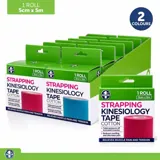 Tape Kinesiology Water-Resistant 5cm X 5m - Assorted Pink, Blue – image 3