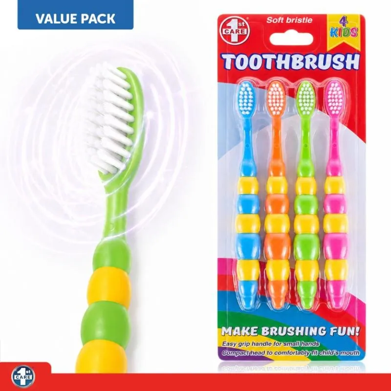 Toothbrush Children's - Soft Bristle 4pk – image 4