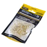 Bag of Round Screw Hooks Brass Plated 20mm X 45mm 25pc – image 2