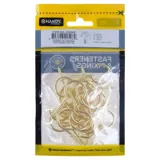 Bag of Round Screw Hooks Brass Plated 20mm X 45mm 25pc – image 3