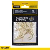 Bag of Round Screw Hooks Brass Plated 35mm X 70mm 10pc – image 4