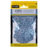 Bag of M6 Flat Washer 6.0mm Inner, 17mm Outer Zinc Plated 80pc – image 3