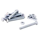 Bag of Hex Head Nuts & Bolts Zinc Plated M6 X 50mm 12pc – image 1