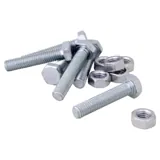 Bag of Hex Head Nuts & Bolts Zinc Plated M8 X 40mm 6pc – image 1