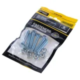 Bag of Hex Head Nuts & Bolts Zinc Plated M8 X 40mm 6pc – image 2