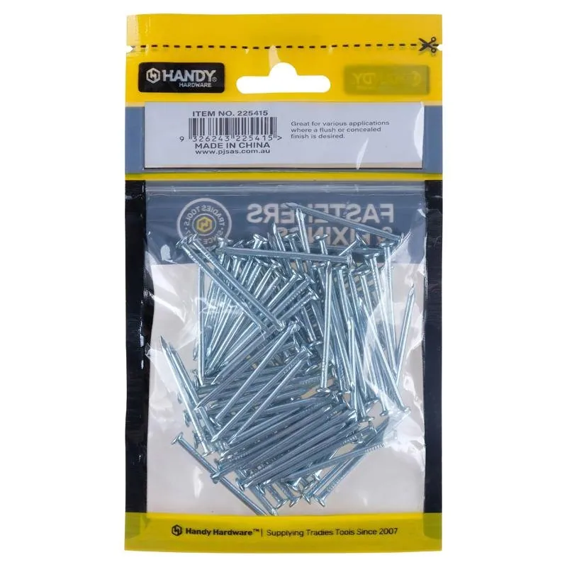 Bag of Countersunk Flat Head Nails Galvanised Iron 38mm 100pc – image 3