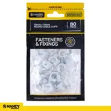 Bag of Round Cable Clips 10mm X 10mm 80pc – image 4