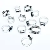 Hose Clamp Set Value Pack 12pc (Sizes Vary From 15mm To 29mm) – image 2